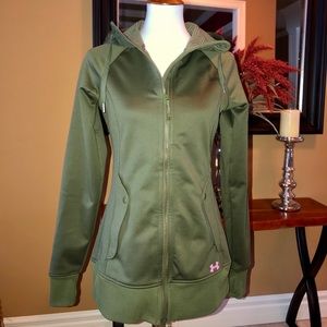 UNDER ARMOUR  Army Green UA-CRI Receptor Jacket